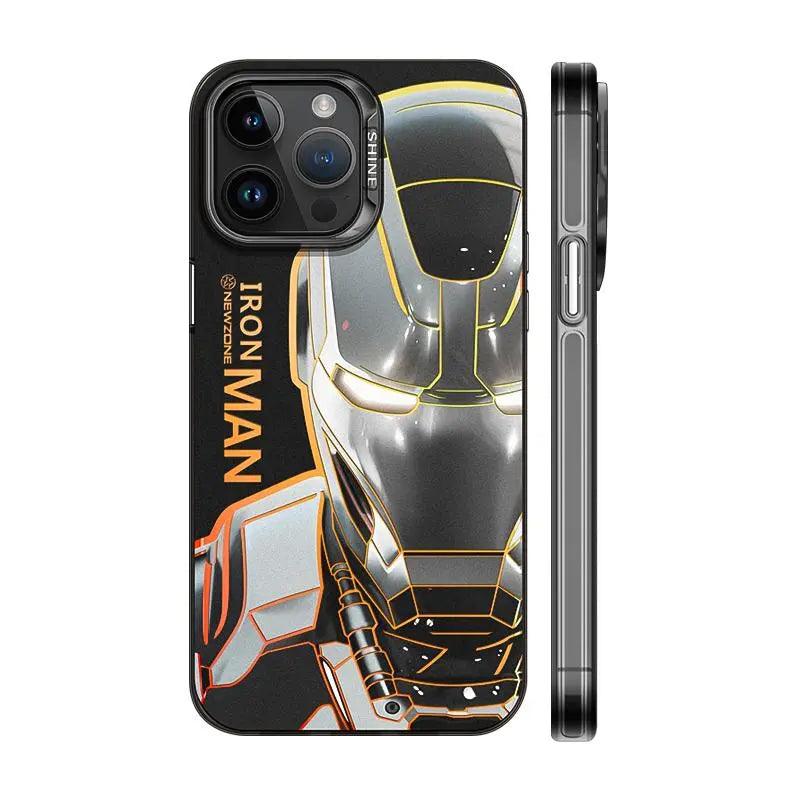 iron man spider man mobile phone case - Luckanime