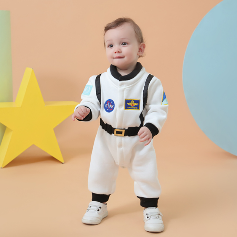 Halloween Astronaut Costume Space Suit Rompers