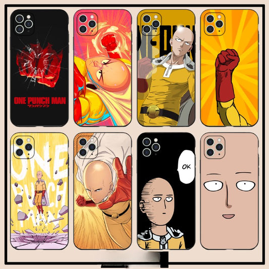 One Punch Man Anime Matte Schutzhüllen für Handys