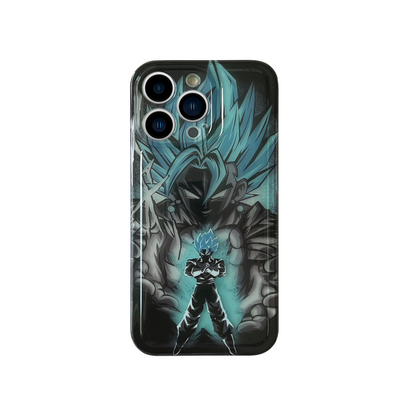 Fashion Anime Dragon Balls Gokus Laser Phone Case