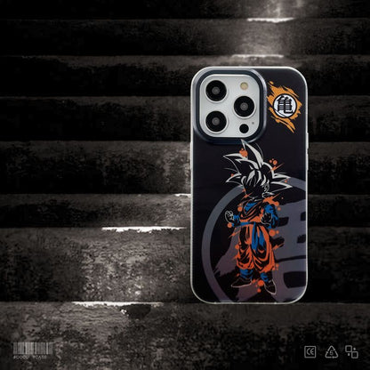 Fashion Anime Dragon Balls Gokus Laser Phone Case