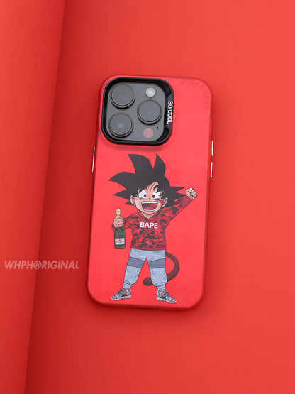 Fashion Anime Dragon Balls Gokus Laser Phone Case