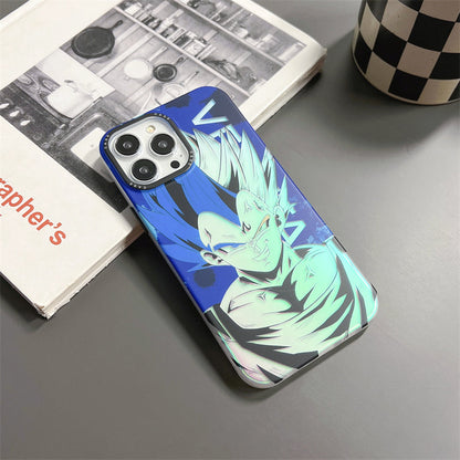 Fashion Anime Dragon Balls Gokus Laser Phone Case