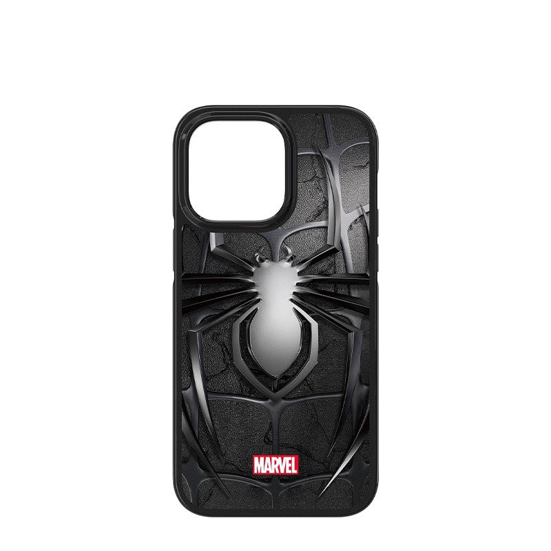 Bronzing Marvel Spider-Man Iron Man Phone Case