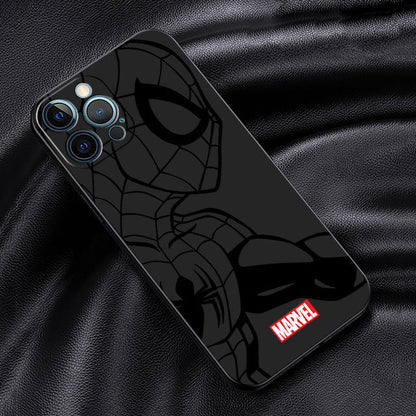 Bronzierender Marvel Spider-Man Iron Man Handyhülle