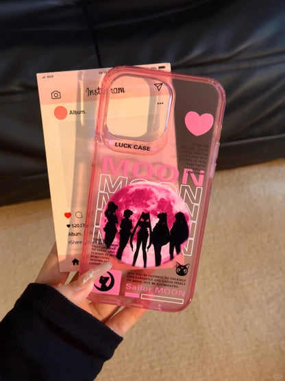 Pinkfarbener, transparenter Sailor Moon