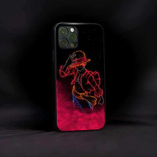 Monkey D Luffy Vibrant Glass Case