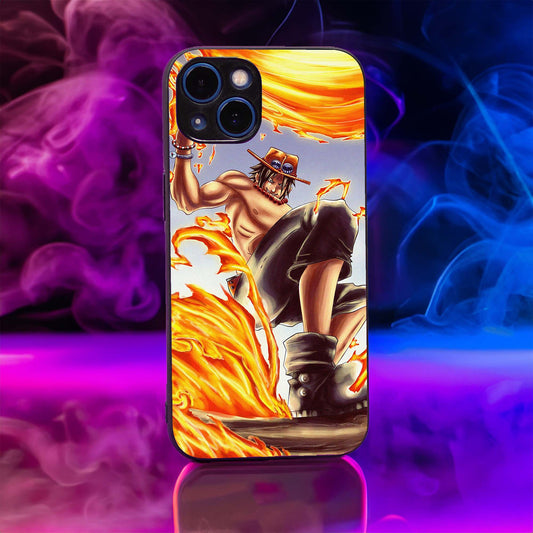 One Piece Ace Print Case