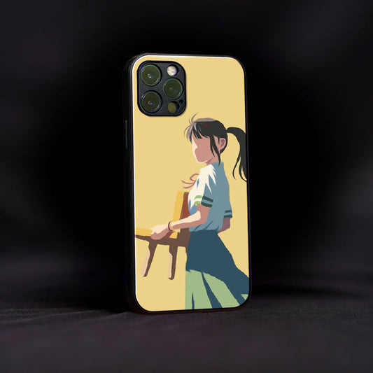 Suzume Anime Art Glass Case