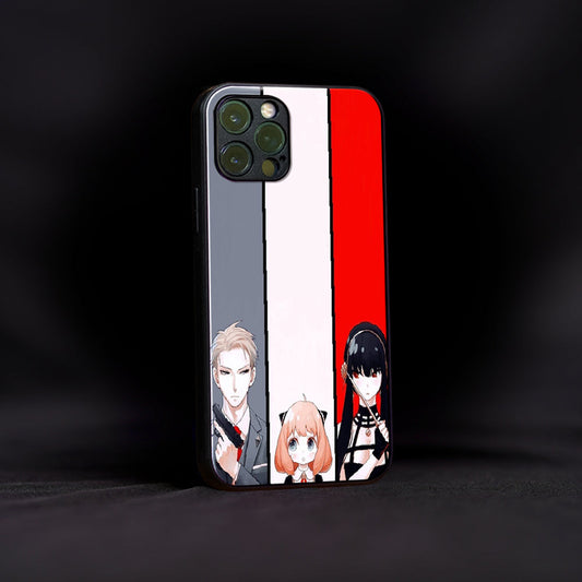 Spy X Family Color Pattern Glass Case