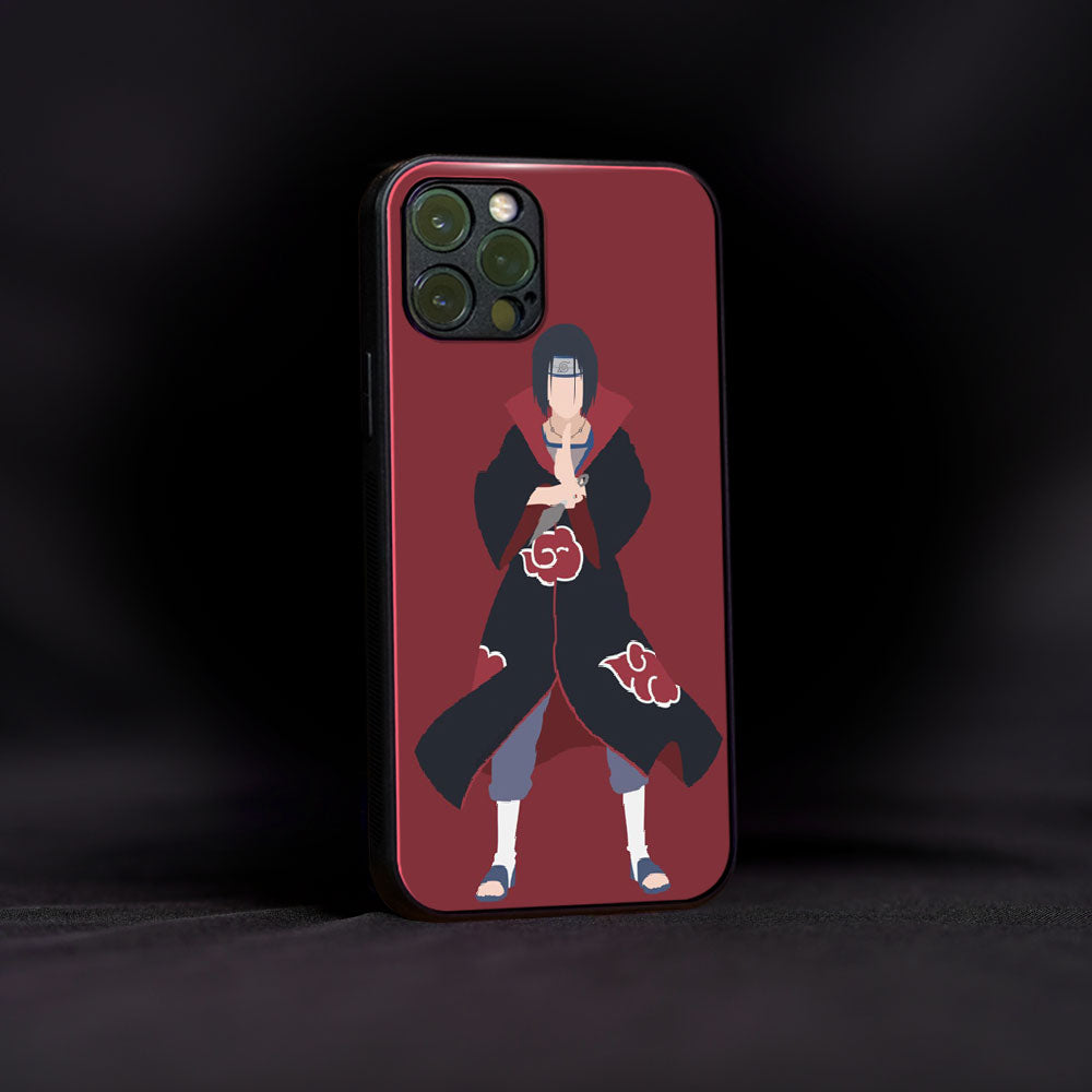 Itachi Uchiha Vector Glass Case