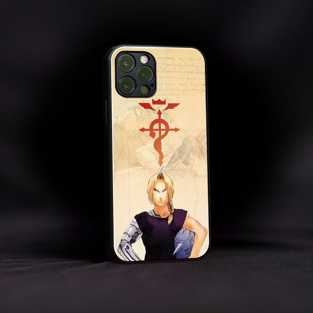 Edward Elric FullMetal Alchemist Glass Case