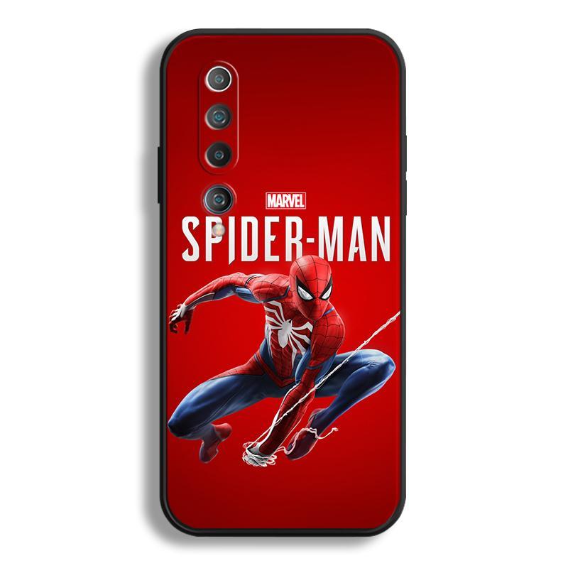 Bronzing Marvel Spider-Man Iron Man Phone Case