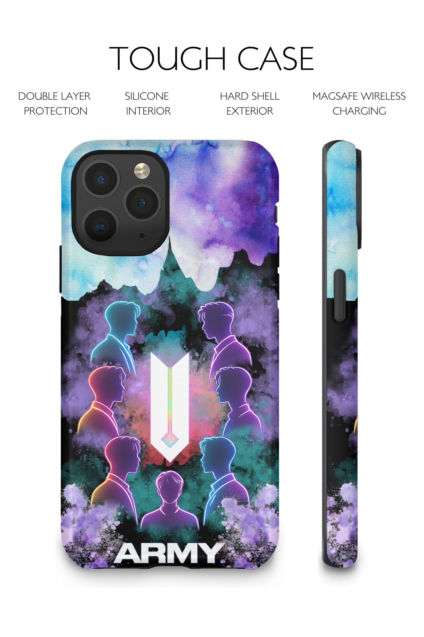 BTS ARMY iPhone & Samsung Phone Case - MagSafe Shockproof Cover