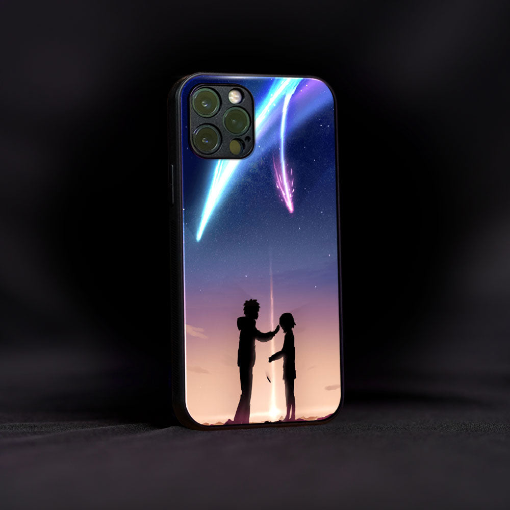 Aesthetic Couple Glass Case