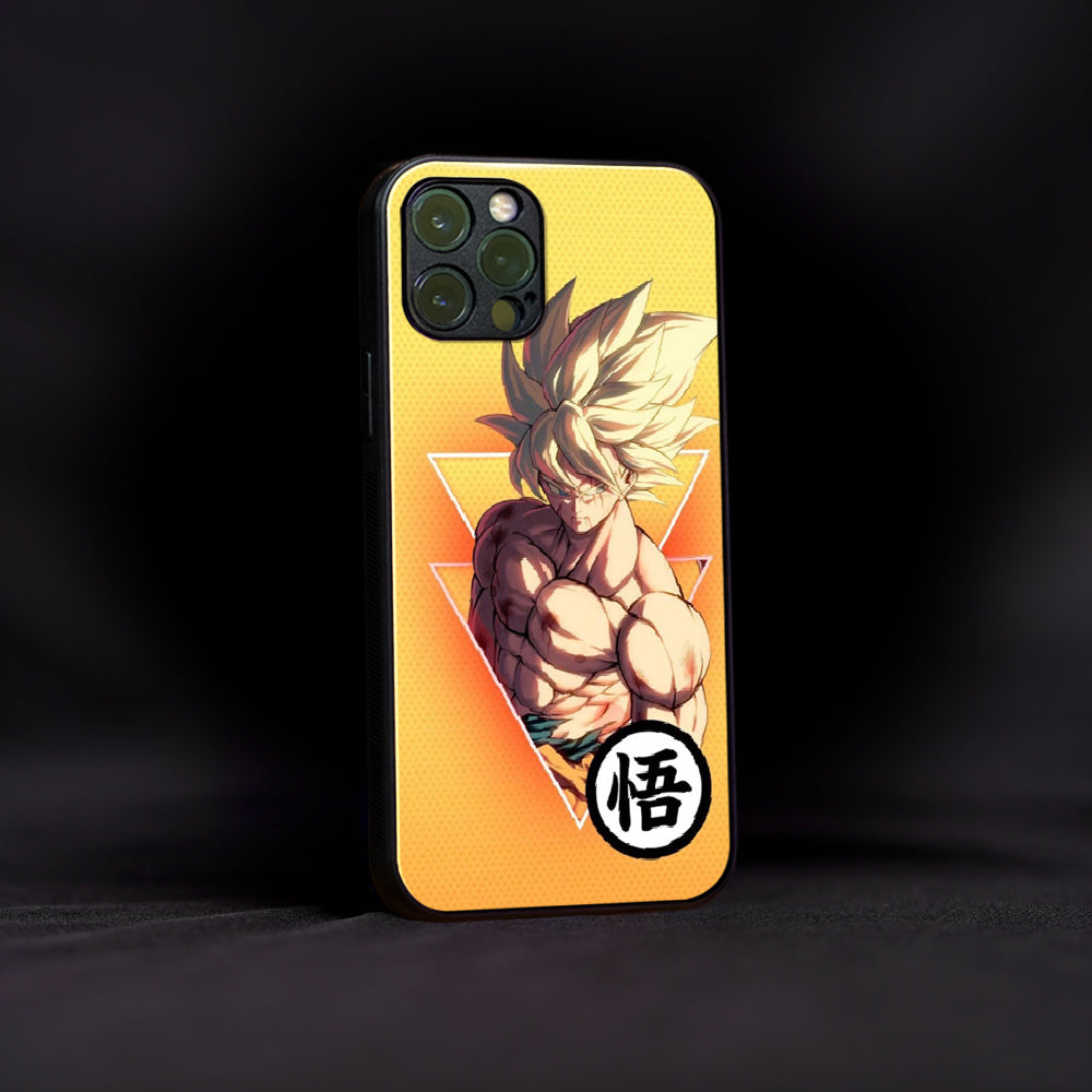 Dragon Ball Z Goku Art Glass Case