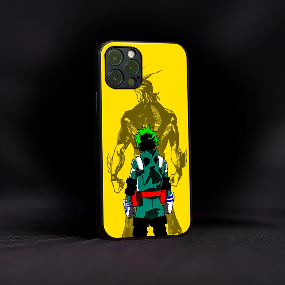 Izuku Midoriya Shadow Glass Case