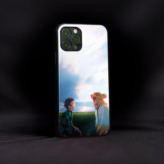 Rengoku and Tanjiro Glass Case