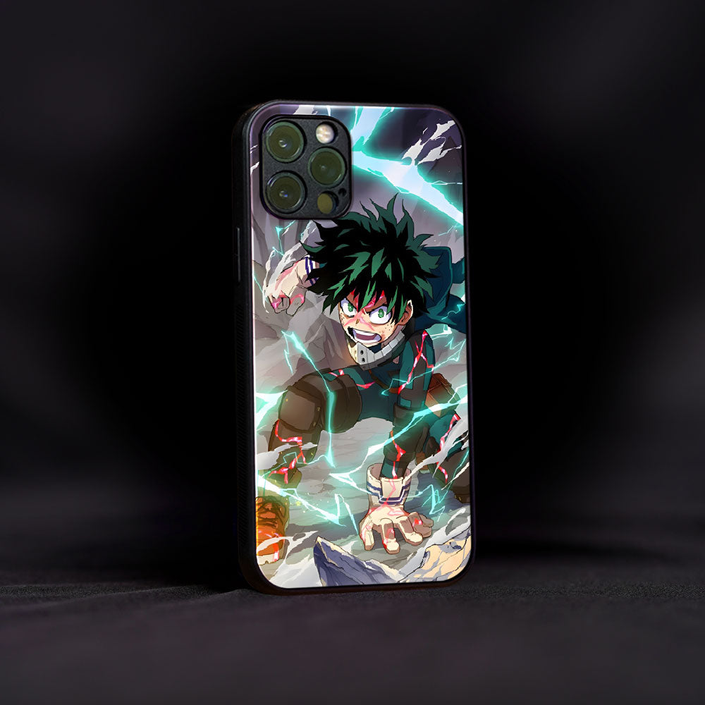 Izuku Deku Vibrant Glass Case