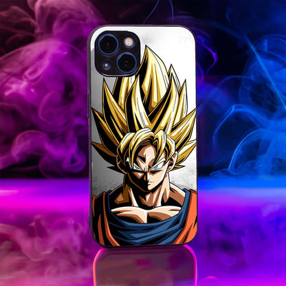 Angry Goku DBZ Glass Case