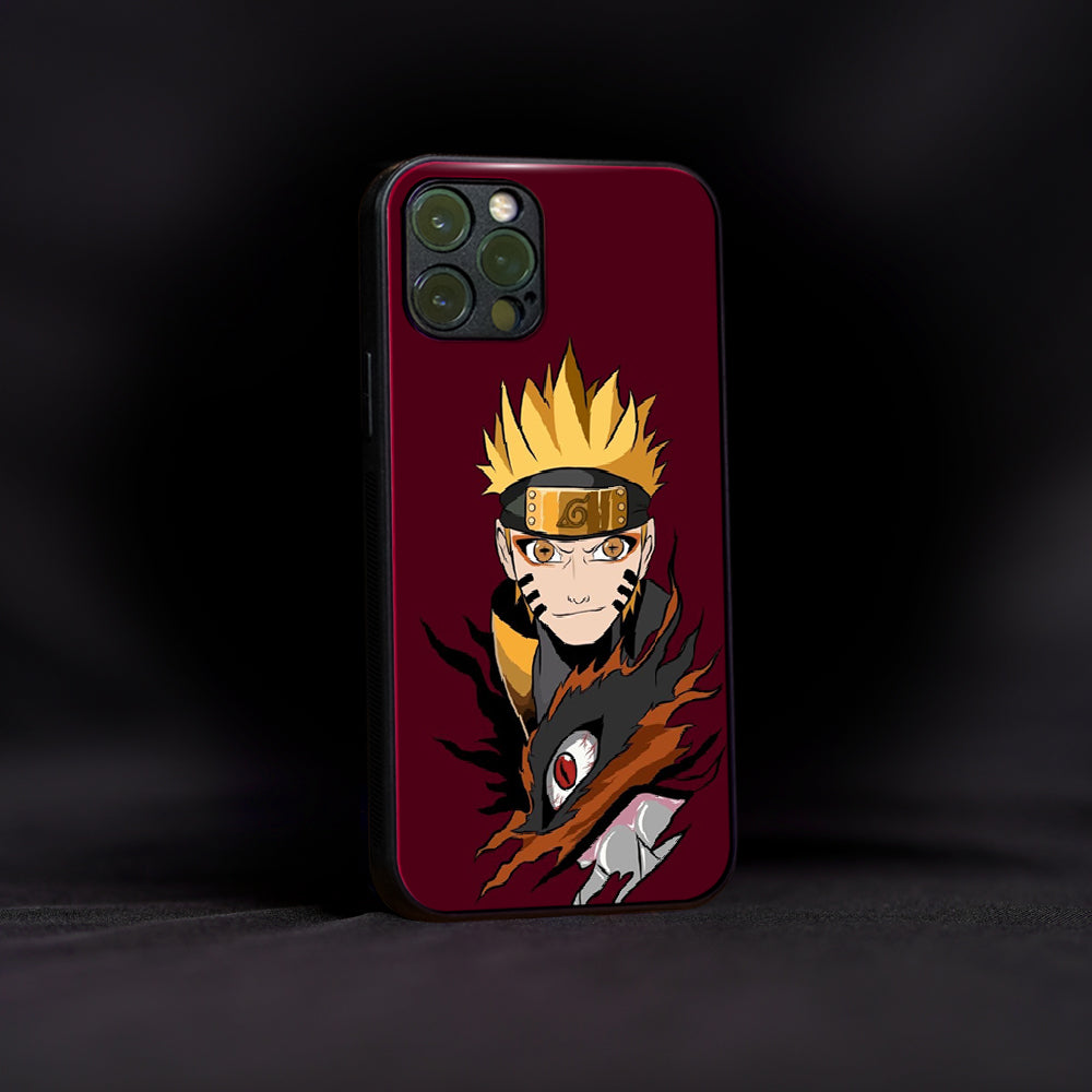 Naruto Art Anime Glass Case