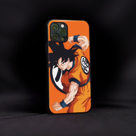 Super Saiyan Goku Anime Glass Case