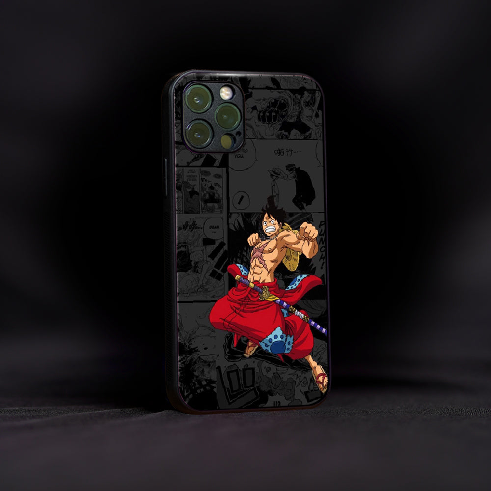 One Piece Luffy Glass Case