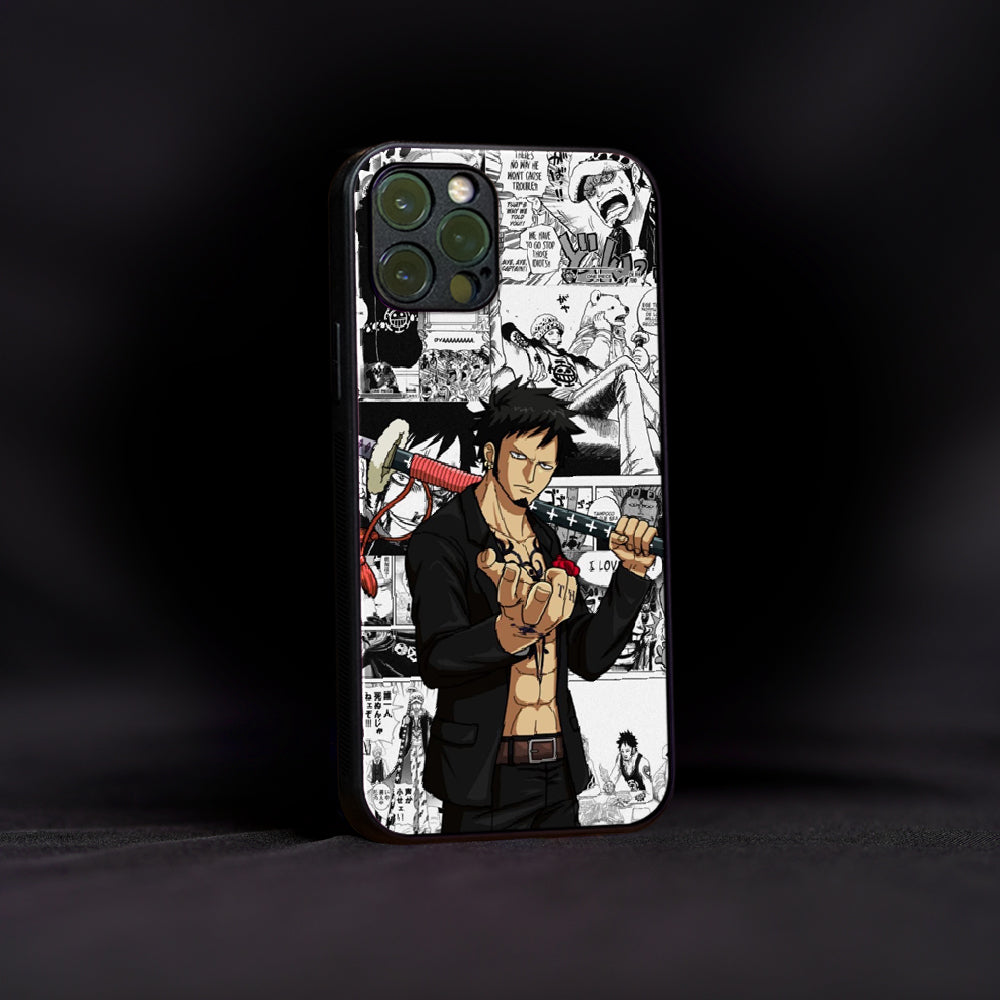 Trafalgar Law Poster Glass Case