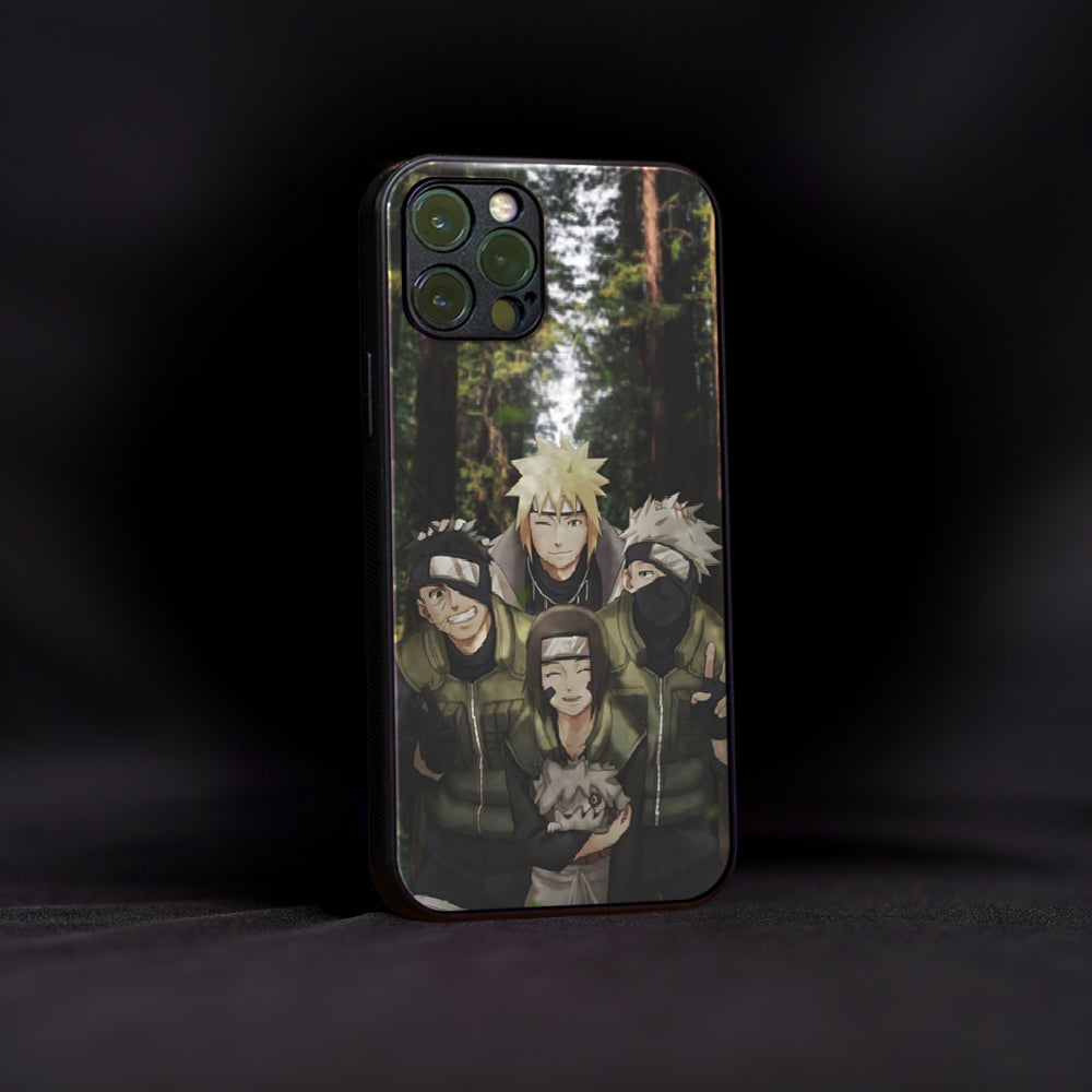 Team Minato Namikaze Glass Case