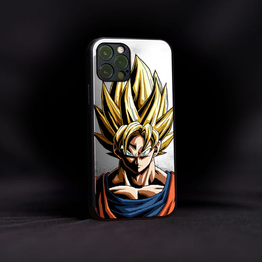 Angry Goku DBZ Glass Case