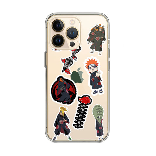 Akatsuki Sticker Silicon Case