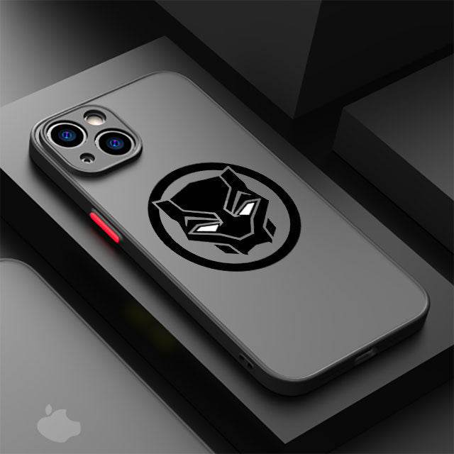 Bronzing Marvel Spider-Man Iron Man Phone Case