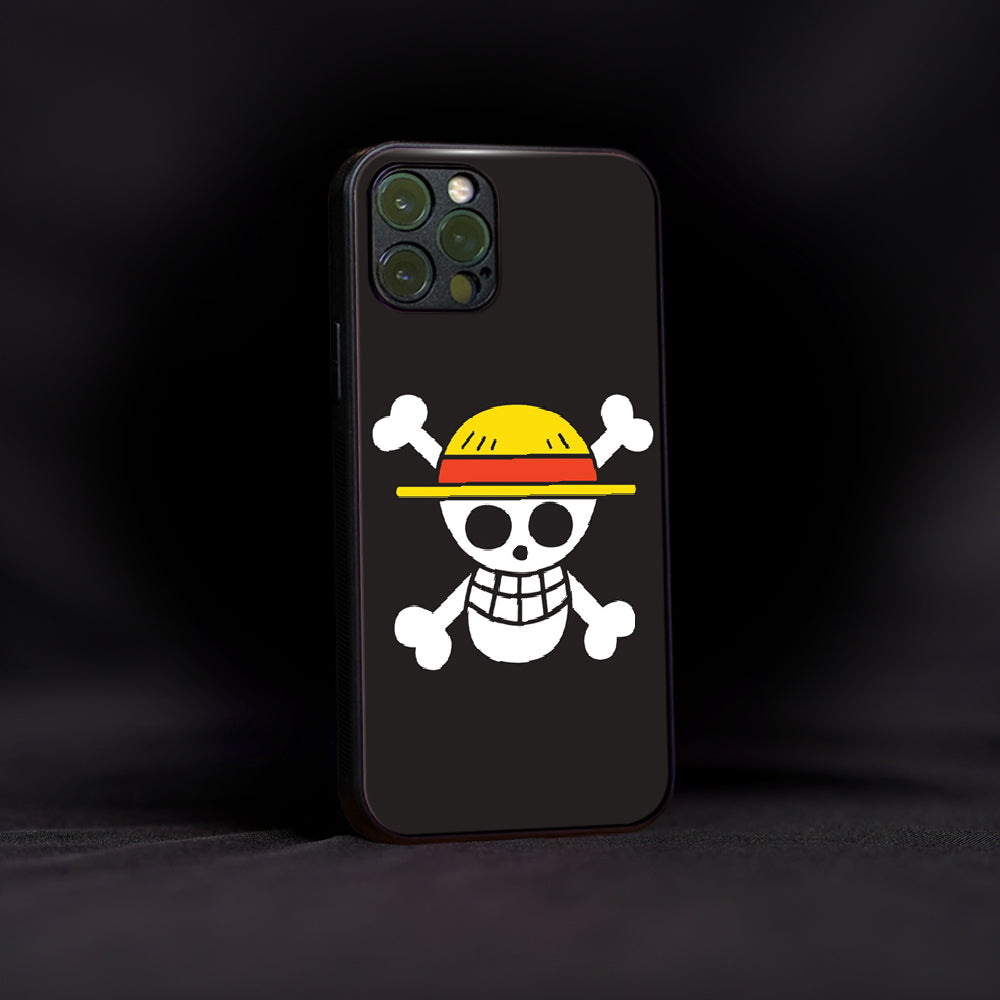 One Piece Luffy Flag Glass Case