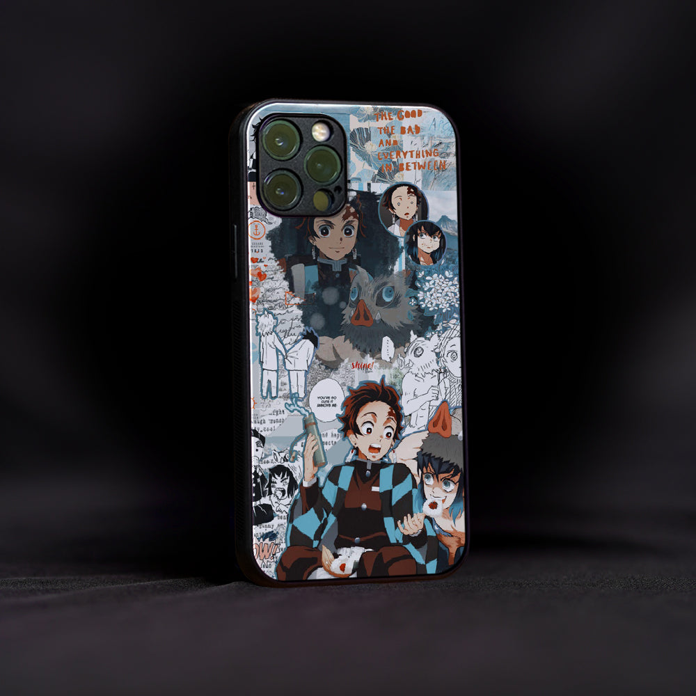 Kimetsu No Yaiba Poster Glass Case