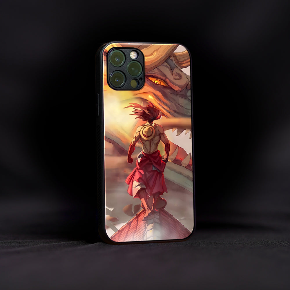 Kaido Wano Anime Luffy Glass Case