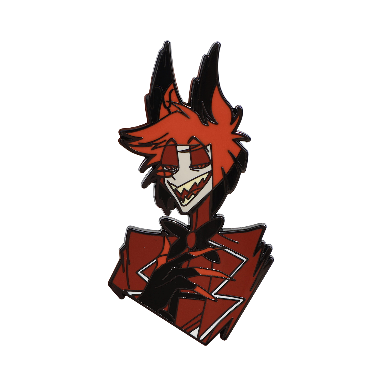 Hazbin Hotel Alastor Metal Pin