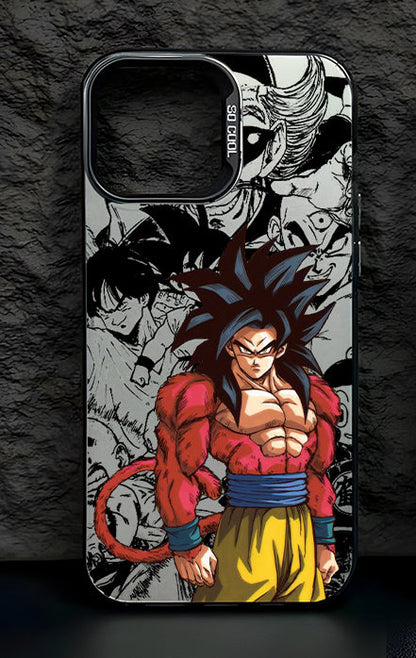 Fashion Anime Dragon Balls Gokus Laser Phone Case