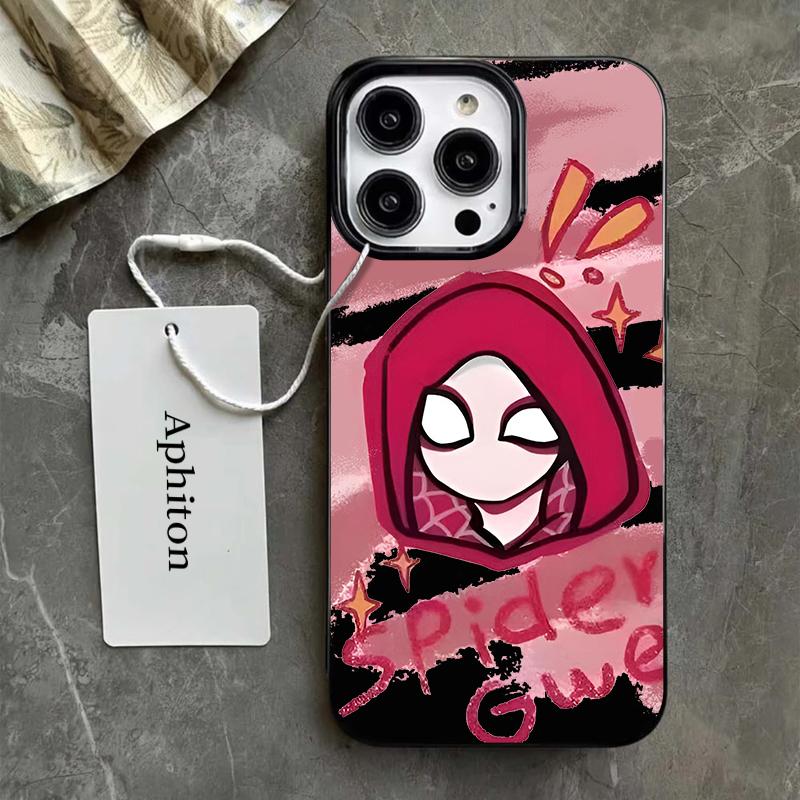 Bronzefarbene Handyhülle von Marvel Spider-Man und Iron Man