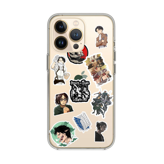 Attack On Titan Sticker Silicon Case