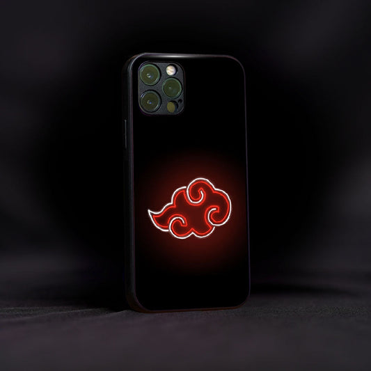 Akatsuki Symbol Vibrant Glass Case