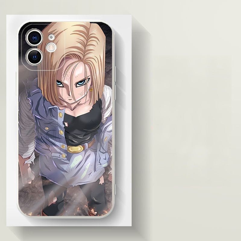 Fashion Anime Dragon Balls Gokus Laser Phone Case