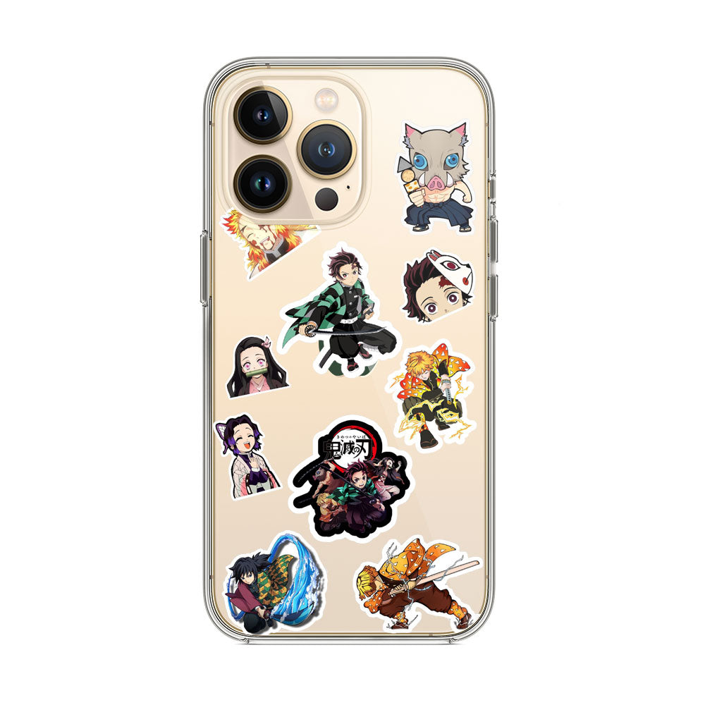 Demon Slayer Sticker Silicon Case