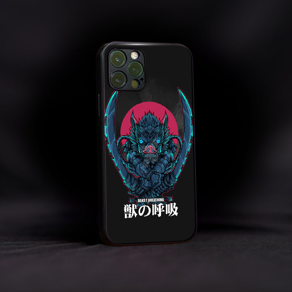 Demon Slayer Beast Breathing Glass Case