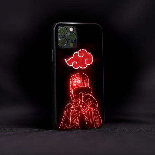 Uchiha Itachi Vibrant Glass Case