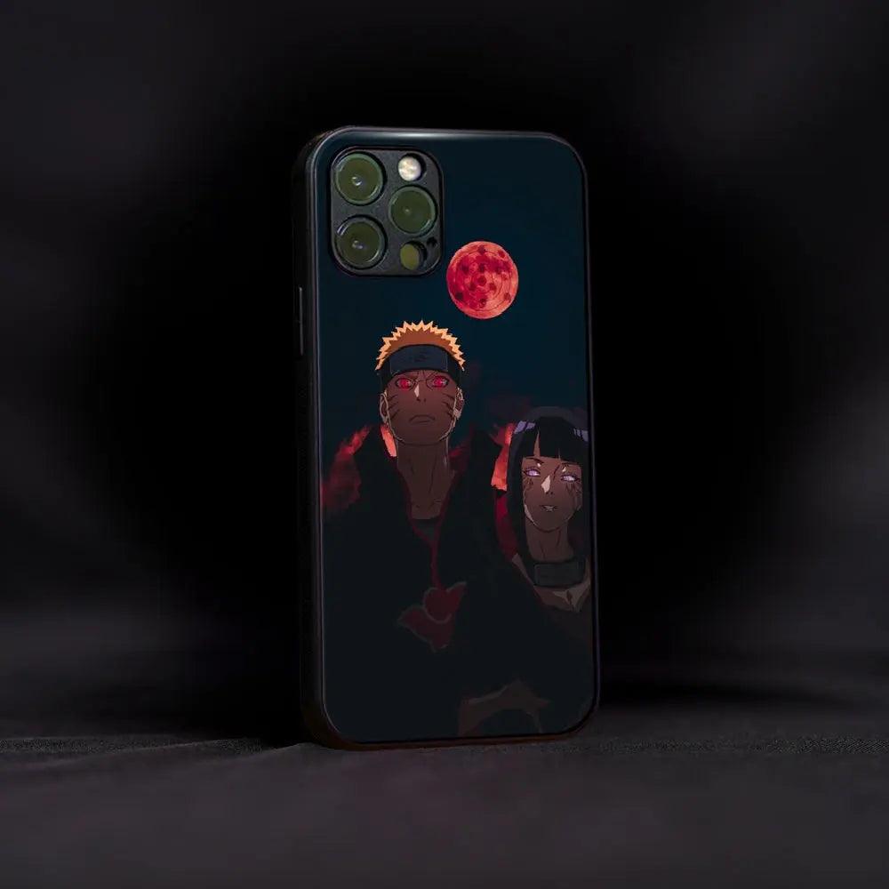 Akatsuki NaruHina Anime Glass Case