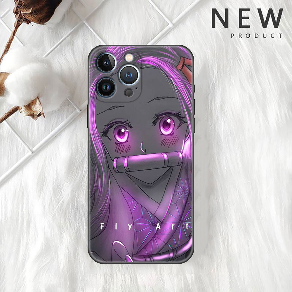 Handmade Kimetsu no Yaiba Demon Slayer Phone Case