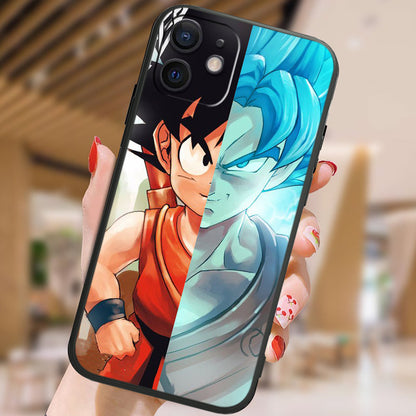 Fashion Anime Dragon Balls Gokus Laser Phone Case