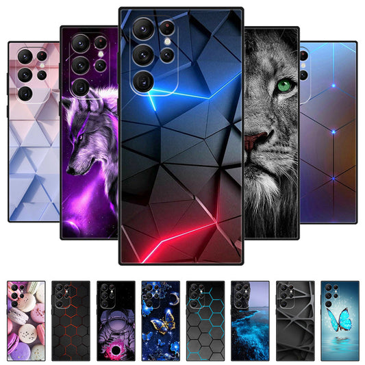 luckanime 3D animal landscape art full brand mobile phone case