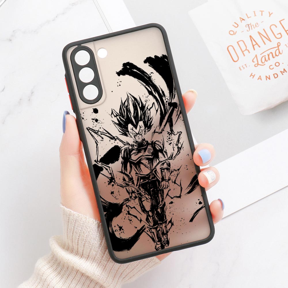 Fashion Anime Dragon Balls Gokus Laser Phone Case