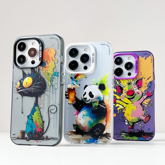 Lovely animals Art Painting Graffiti shockproof case